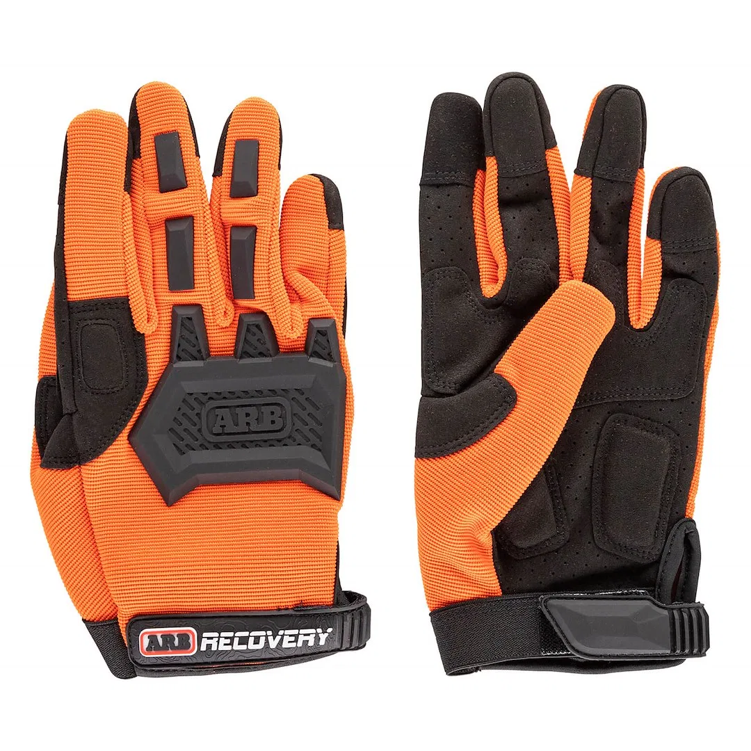 GLOVEMX – ARB USA Gloves, Recovery Gloves Microfiber/ Rubber Orange/ Black 1 Pair